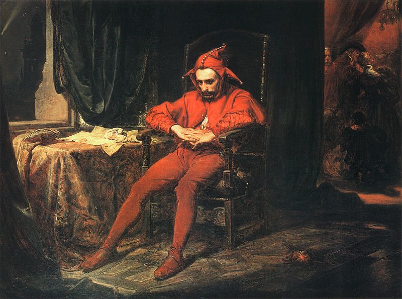 Jan Matejko, Stańczyk w czasie balu na dworze królowej Bony wobec straconego Smoleńska